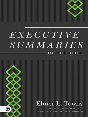 cover image of Executive Summaries of the Bible